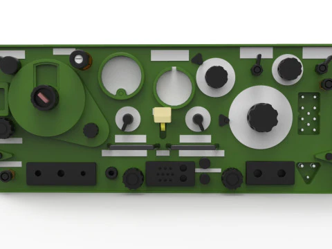 Military Wireless Radio 3D Model