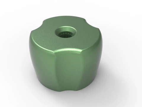 수도꼭지 손잡이 3D 프린트 모델