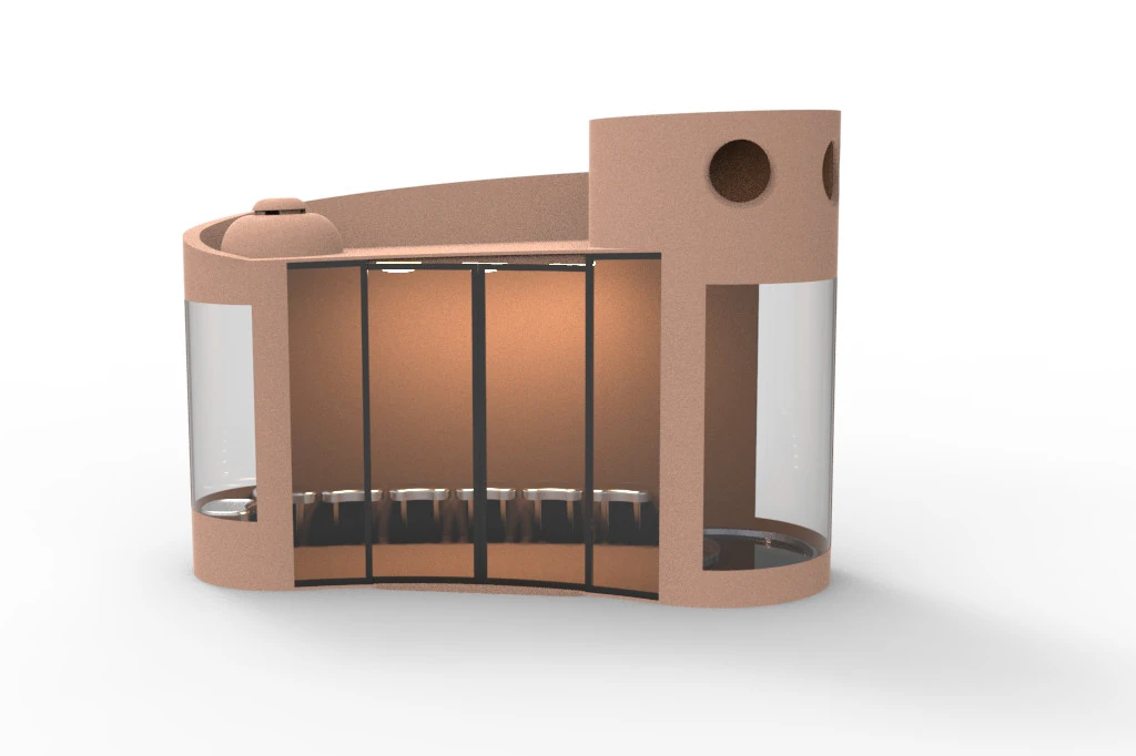 Bus Stop 3D Model .c4d .max .obj .3ds .fbx .stl .blend 