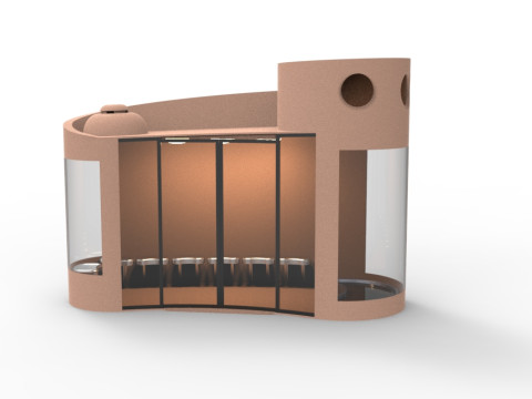 Bus Stop 3D Model