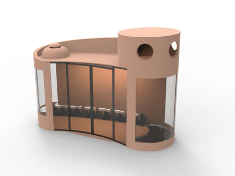 Bus Stop 3D Model