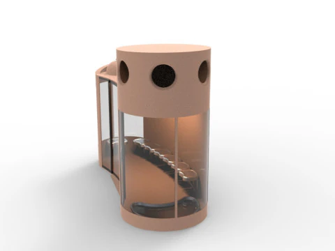Bus Stop 3D Model