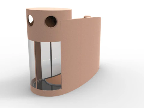 Bus Stop 3D Model