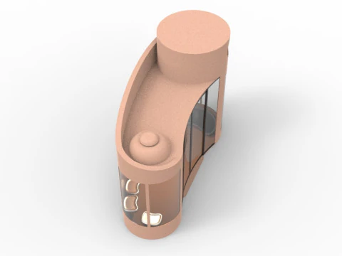 Bus Stop 3D Model