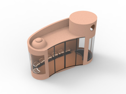 Bus Stop 3D 모델