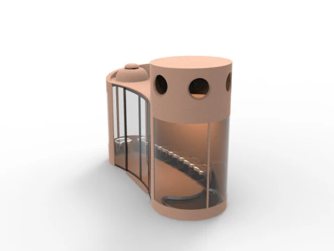 Bus Stop 3D Model