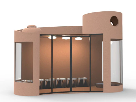Bus Stop 3D Model