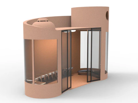 Bus Stop 3D Model