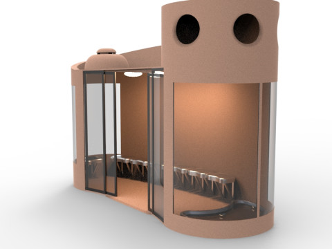 Bus Stop 3D 모델