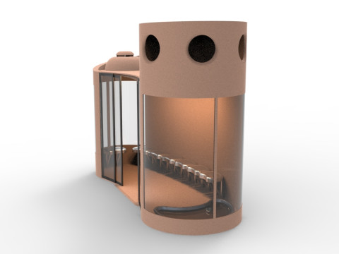 Bus Stop 3D 모델