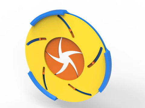 Keskin kenarlar İris diyaframı 3D Baskı Modeli