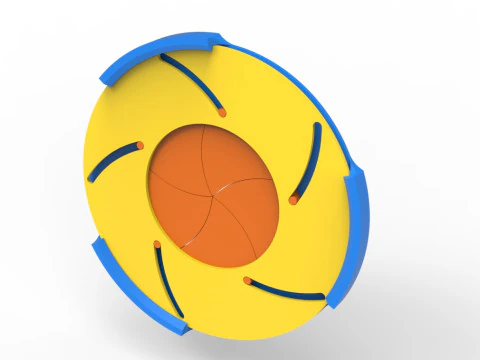 Sharp edges Iris diaphragm 3D Print Model