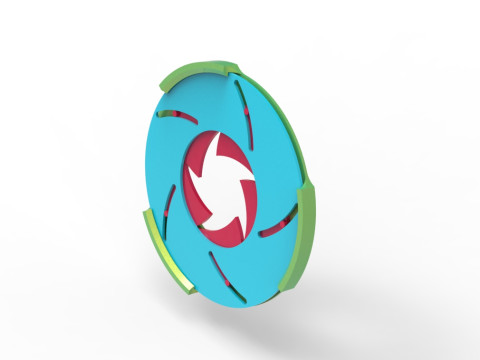 Sharp edges Iris diaphragm 3D Baskı Modeli