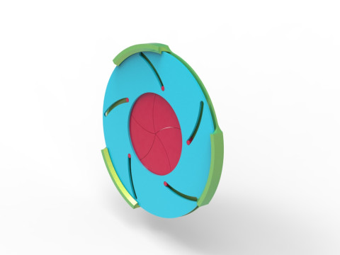 Sharp edges Iris diaphragm 3D Baskı Modeli