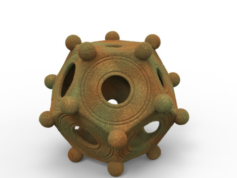 Roman dodecahedron Modelo 3D
