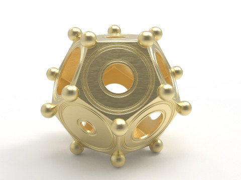 Roman dodecahedron Modelo 3D