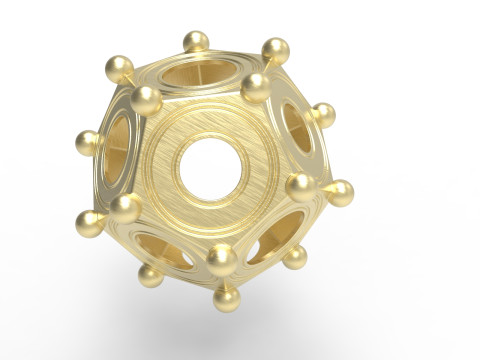 Roman dodecahedron Modelo 3D