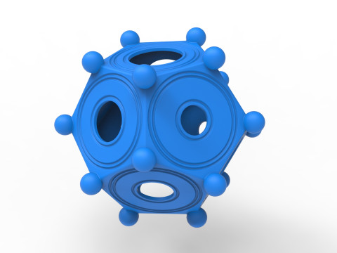 Roman dodecahedron Modelo 3D