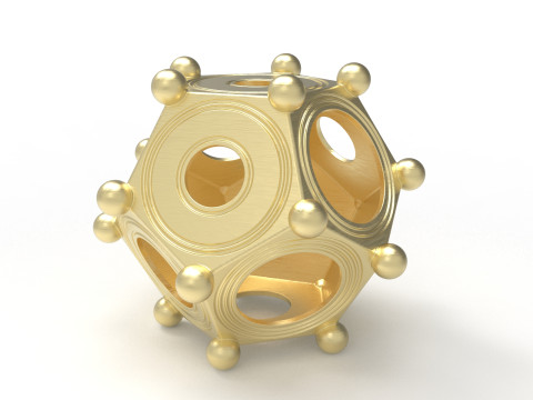 Roman dodecahedron Modelo 3D