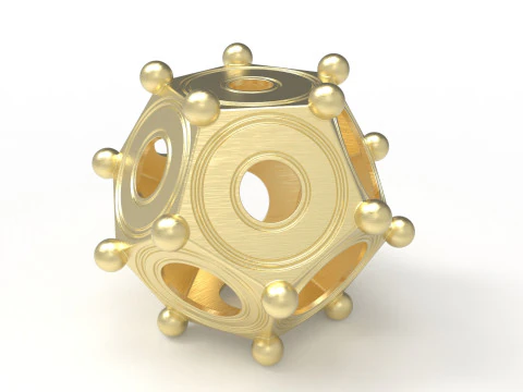 Roman dodecahedron 3D Model