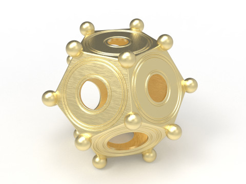 Roman dodecahedron Modelo 3D