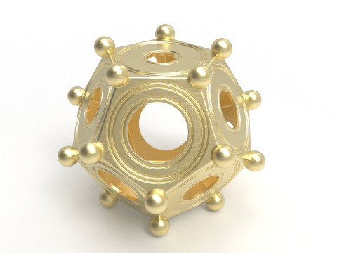 Roman dodecahedron Modelo 3D