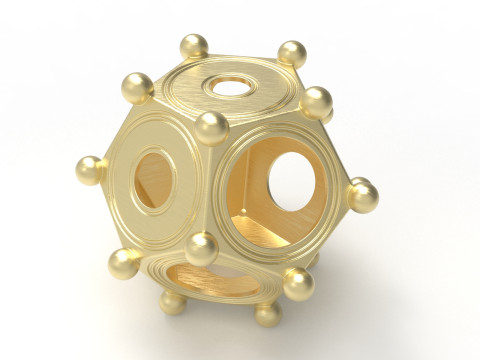 Roman dodecahedron Modelo 3D