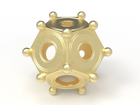 Roman dodecahedron Modelo 3D
