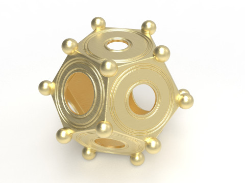 Roman dodecahedron Modelo 3D