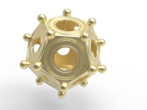Roman dodecahedron Modelo 3D