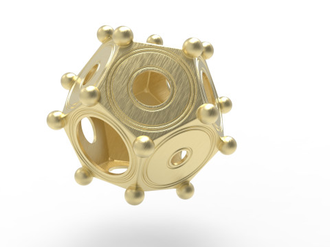 Roman dodecahedron Modelo 3D