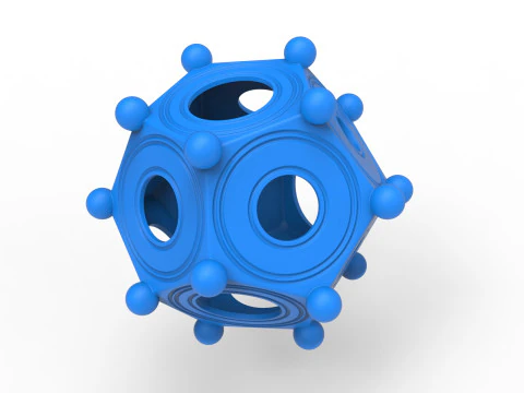 Roman dodecahedron 3D Model