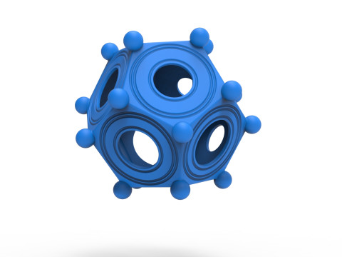 Roman dodecahedron Modelo 3D