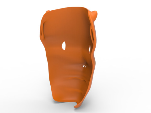 Forest face mask 3D-Modell