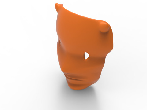 Forest face mask 3D-Modell