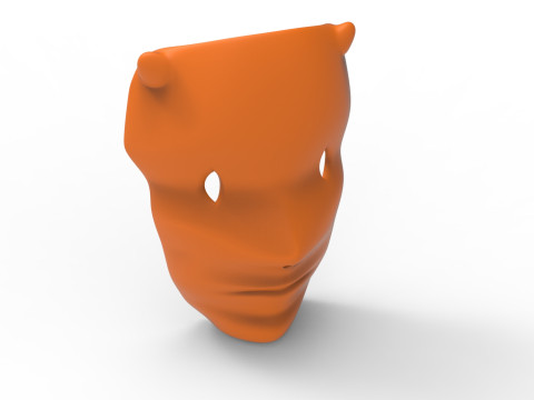 Forest face mask 3D-Modell