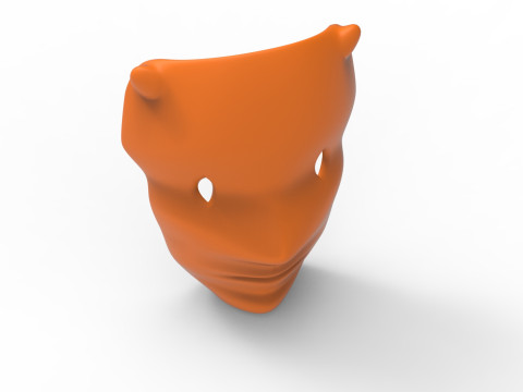 Forest face mask 3D-Modell