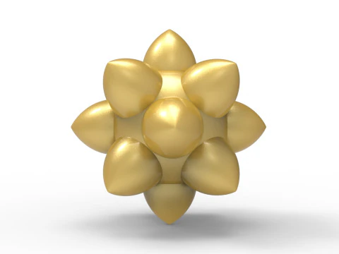 Disdyakis Dodecahedron 3D Print Model