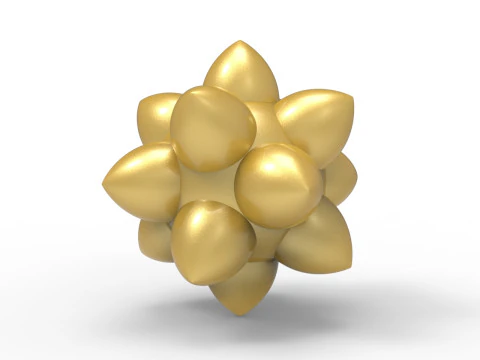 Disdyakis Dodecahedron 3D Print Model
