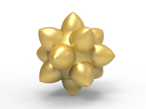 Disdyakis Dodecahedron 3D Print Model