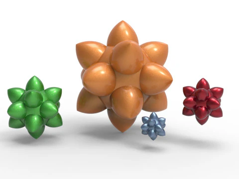 Disdyakis Dodecahedron 3D Print Model
