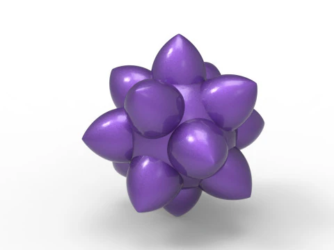 Disdyakis Dodecahedron 3D Print Model