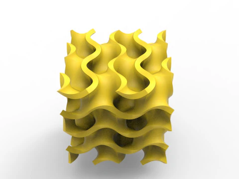 Gyroid Structure 3D Model