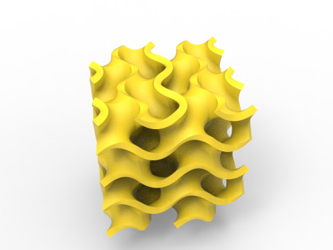 자이로이드 구조 3D 모델