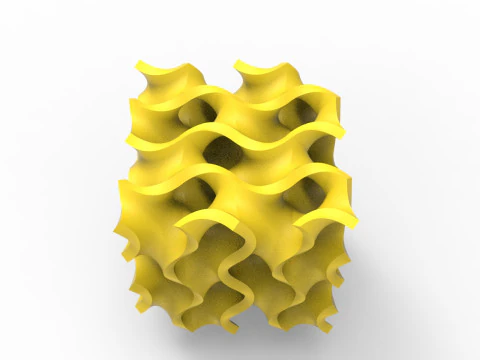 Gyroid Structure 3D Model