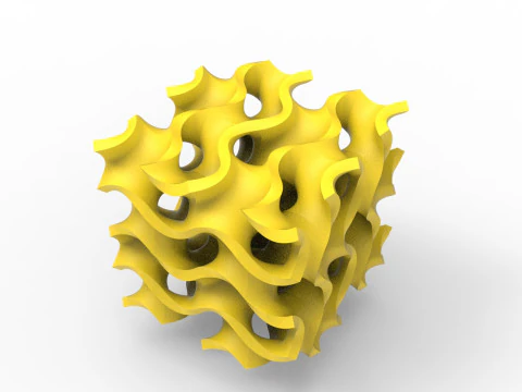 Gyroid Structure 3D Model