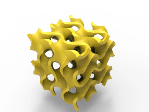 Gyroid Structure 3D Model
