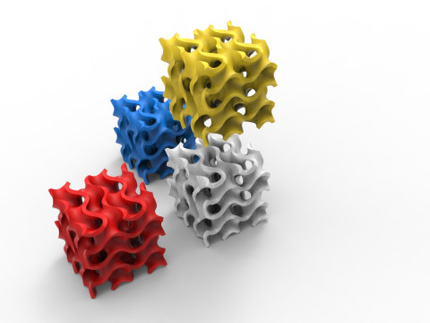 자이로이드 구조 3D 모델