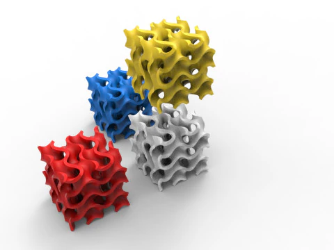 Gyroid Structure 3D Model