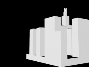 bangunan 3d Model 3D